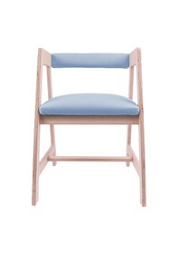 Resim Ahşap Çocuk Oyun, Aktivite, Çalışma Masası Sandalyesi Mavi Mavi 