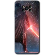 Resim Bera Aksesuar Poco X3 Nfc Kılıf Hd Desen Baskılı Arka Kapak - Kylo Ren 