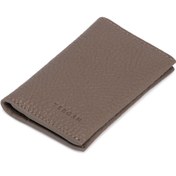 Resim Bej Deri Unisex Kredi Kartlık - S1KK00000266-B73 