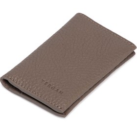 Resim Bej Deri Unisex Kredi Kartlık - S1KK00000266-B73 