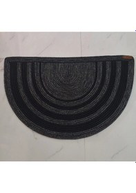 Resim Antrasit Renkli Siyah İpli Kapı Önü Paspası Çok Renkli 