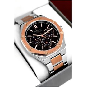 Resim Ferrucci Erkek Kol Saati Rose-gümüş Renk Çelik Kordon Ve Kasa, Function Sdfer001 Gümüş - Rose Gold 