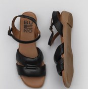 Resim Bueno Shoes Siyah Khv-bej Deri Kadın Sandalet 01ws6010 