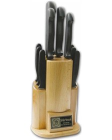 Resim Sürmene Sürbisa 61506 Naturel Mutfak Bıçakları Seti Pimsiz 10' Lu 