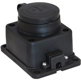 Resim 1x16A - Kauçuk Duvar Prizi 