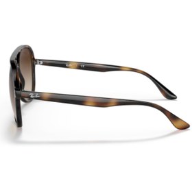 Resim Ray-Ban Hakkı Optik Rb 4376 710/13 57-13 Ekartman Kemik Damla Güneş Gözlüğü 