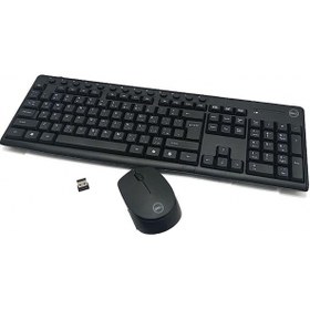 Resim Dell KM816 Kablosuz İngilizce Klavye ve Mouse Seti 