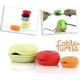 Resim Angel Of Life Turtle Cable Kablo Toparlayıcı 3 Boy Toparlayıcı Kablo Düzenleyici Toparlayıcı 