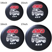 Resim Dancemonkey 14 İnç Pvc Yedek Jant Kapağı - Arka Lastik Koruyucu 