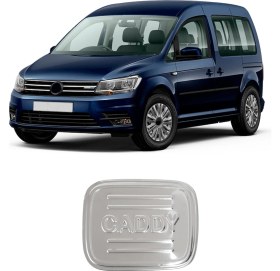 Resim Brsplast Volkswagen Caddy Uyumlu 2003-2015 Krom Depo Kapağı Paslanmaz Çelik 