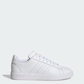 Resim GW9213 Adidas Grand Court 2.0 Kadın Spor Ayakkabı FTWWHT/FTWWHT/GOLDMT 