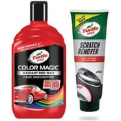 Resim Turtle Wax Renkli Cila Kırmızı Ve Turtle Wax Çizik Giderici Pasta 