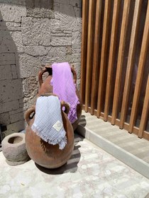 Resim Muslin Peştemal Lila - Lila / STD 