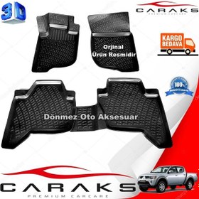 Resim Mitsubishi L200 3D Paspas Havuzlu Siyah 2005-2019 Arası Caraks 