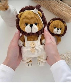 Resim Amigurumi Aslan Max Tek 