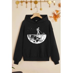 Resim Trendypassion Çocuk Uzay Temalı Baskılı Sweatshirt 