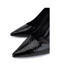 Resim Tamer Tanca Kadın Suni Deri Siyah Kroko Topuklu Ayakkabı 1160 26598 Bn Ayk Sk25-26 Sıyah Kroko Siyah 