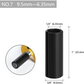 Resim 2Liyao No.7 9.5x6.35 La Vıe 1 Adet Cnc Router Bit Yüksek Hassasiyetli Adaptör Pens Freze Kesicisi Aracı Adaptörleri Tutucu 6mm 6.35MM 8mm 10MM 12MM 12.7mm 4001 (Yurt Dışından) 