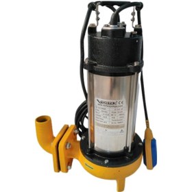 Resim Cut1800af 2.5 Hp 380v Süper Öğütücülü Paslanmaz Çelik Bıçaklı Pis Su Foseptik Dalgıç Pompa 
