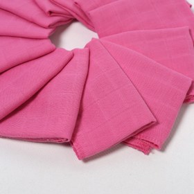 Resim LUCKKA 12'li Müslin Ağız Mendili , Omuz Bezi , Ter Bezi Çift Kat Dikimli 35x20 Cm - Ztagızmendili 