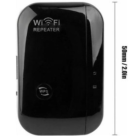 Resim Fastbuy Siyah 300mbps 2.4ghz Wifi Genişletici: Sinyal Güçlendirici, 802.11n Destekli, Wps İle Kolay Kurulum, Geniş Alan Kapsa 