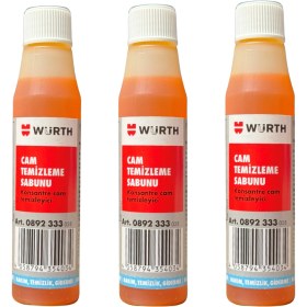 Resim Würth Konsantre Cam Suyu Kir Ve Leke Giderici 32 Ml 3 Lü Set 