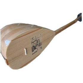 Resim Idol Kişiye Özel Fotoğraf İşlemeli Saz Kısa Sap Saz 