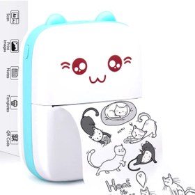 Resim Mmctech Mini Fotoğraf Resim Yazıcı Kablosuz Etiket Yazıcı Baskı Makinesi Ios Android Uyumlu Termal Printer 