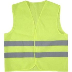 Resim Reflektörlü Yelek Yeşil Cepsiz Model 