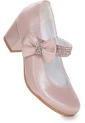 Resim Kiko Kids Cameli Vakko Günlük Kız Çocuk 4 Cm Topuklu Abiye Ayakkabı 