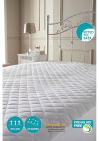 Resim Kapitone Fitted Su Sıvı Geçirmez Yatak Koruyucu Alez 100x200 