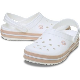 Resim Crocs Crocband White/pink Caramel Terlik / Sandalet 11016-1we Beyaz 
