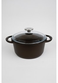 Resim Masterchef Aluminyum Döküm Derin Tencere 26 Cm Kahverengi 