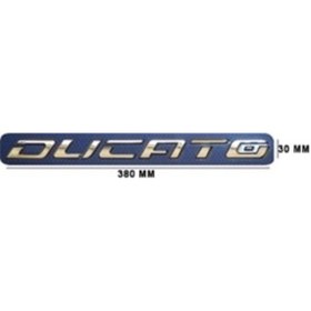 Resim Fiat Uyumlu Ducato Krom Yazı Kesik 30 380 Mm 