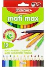 Resim Fibracolor Mati Max Kuru Boya Takımı 12 Renk 