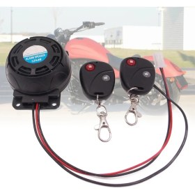 Resim Pengfushop5 12V Çift Uzaktan Motosiklet Alarmı, Db Motosiklet Uzaktan Kumanda Alarm Kornası Hırsızlığa Karşı Güvenlik Sistemi (Yurt Dışından) 