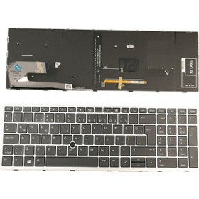 Resim HP Uyumlu L29477-001, L29477-141 Klavye Tuş Takımı Tr Işıklı 