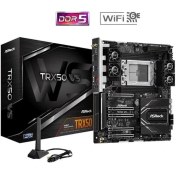 Resim Asrock TRX50 Wıfı-6e Ws Ecc Ddr5 10-Gbe Lan Pcıe 5.0 STR50 Atx Anakart 