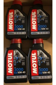 Resim Motul 3000 10w40 4t Mineral Motosiklet Motor Yağı 4adet 