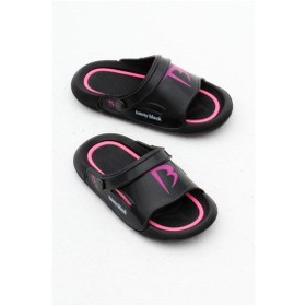 Resim Tonny Black Poıli Taban Logolu Çocuk Unisex Siyah Terlik Tbacr896 Siyah 