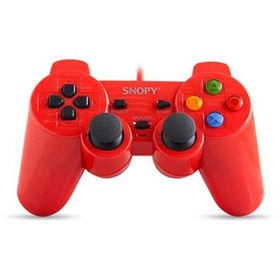 Resim Snopy SG-302 Kırmızı Usb Gamepad 1.8m Kablo Uzunluğu 