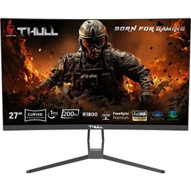 Resim THULL Vision 27'' 1ms 200Hz Freesync Fhd LED (Hdmı+Dp) Va Frameless Curved Gaming Monitör TG-VSN27C- 