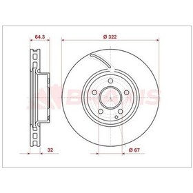 Resim Braxis Ae0923 Fren Diski Ön W204 07-14 S204 07-14 W212 09-15 C207 09-16 R172 11- A0004211212 