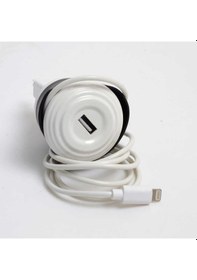 Resim Zore Sarmal Lightning Ev Şarj Seti-Beyaz 