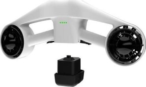 Resim Sea Scooter Elektrikli Deniz Su Scooter Hoverboard Citymate +Kılf BEYAZ 2 Adet Normal Bataryalı 