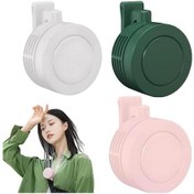 Resim Mini Taşınabilir Elektrikli Vantilatör, Sessiz Ve Kanatsız, C Beyaz+pembe+yeşil,- 