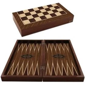 Resim MCM Group Ahşap Tavla Takımı Büyük Boy ( Lisinya ) 