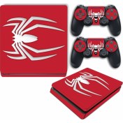 Resim Sony Playstation 4 PS4 Oyun Konsolu Slim Spiderman Model Sticker 