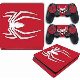 Resim Sony Playstation 4 PS4 Oyun Konsolu Slim Spiderman Model Sticker 