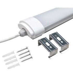 Resim 4 Adet Suya ve Neme Dayanıklı Nemliyer Etanj LED Armatür Beyaz Işık Iç Dış Mekan 